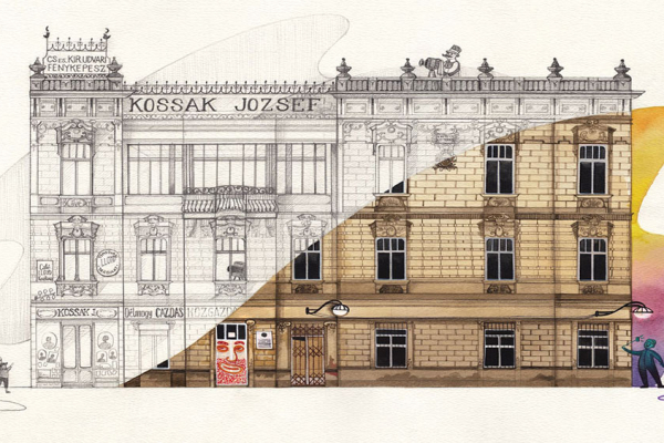 Ilustrație realizată de Dushky pentru Heritage of Timișoara